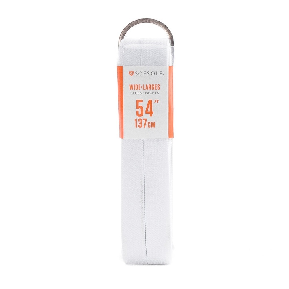 SofSole White Shoe Laces 54"